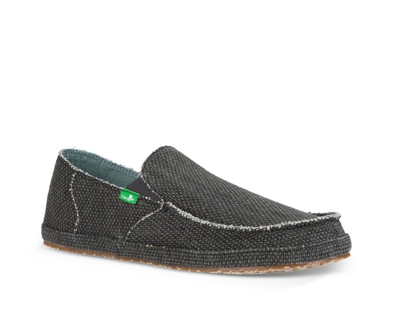 Chaussures Sanuk Rounder Homme - Noir QZUXED081